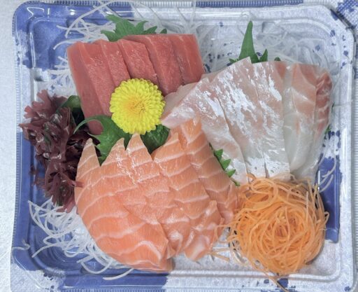 3点盛 メバチマグロ入
